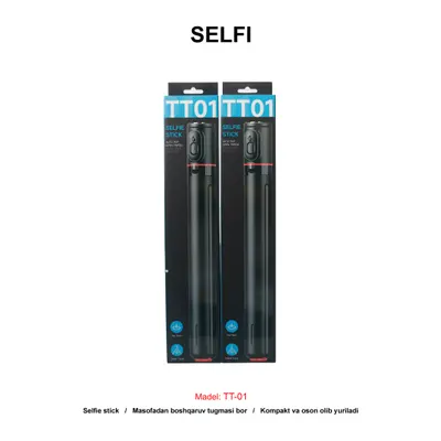 SELFI+TRIPOD TT01 BLACK