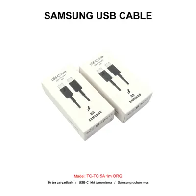 USB SAMSUNG TC-TC 5A 1M ORG BLACK