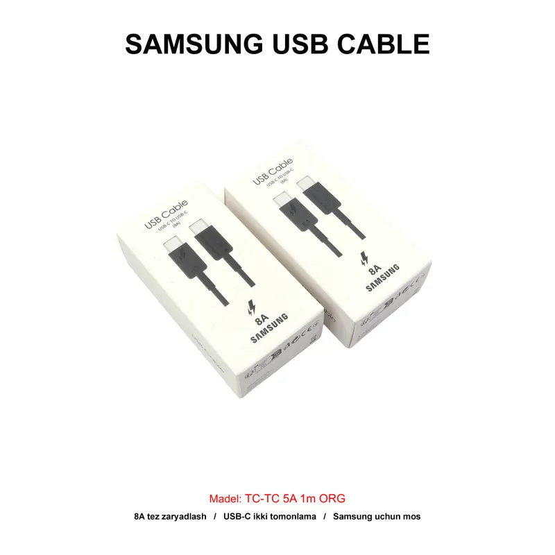 USB SAMSUNG TC-TC 5A 1M ORG BLACK