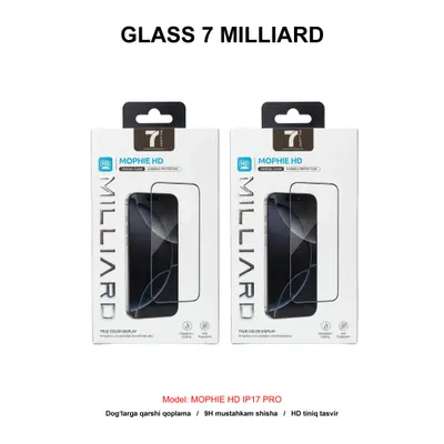 GLASS 7 MILLIARD MOPHIE HD IP17 PRO 7MMGHD17P