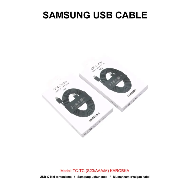 USB TC-TC (S23/AAA/M) KAROBKA BLACK