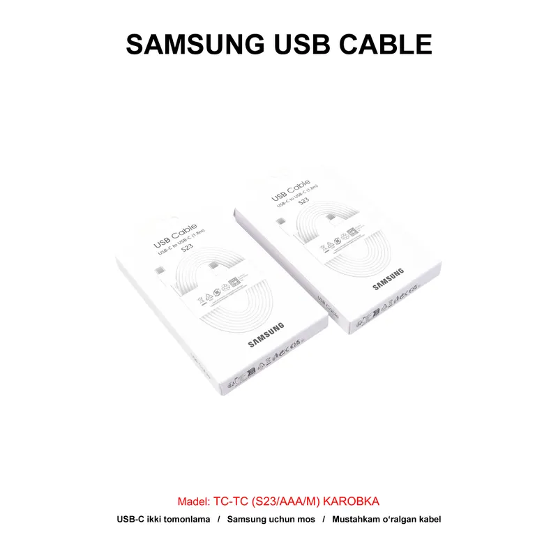 USB TC-TC (S23/AAA/M) KAROBKA WHITE