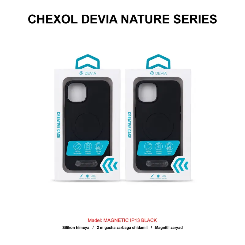 CHEXOL DEVIA NATURE SERIES MAGNETIC IP13 BLACK