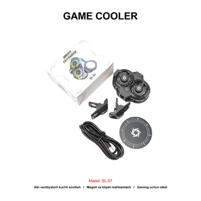 GAME COOLER SL-57 BLACK