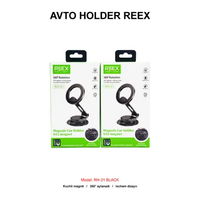 AVTO HOLDER REEX RH-31 BLACK