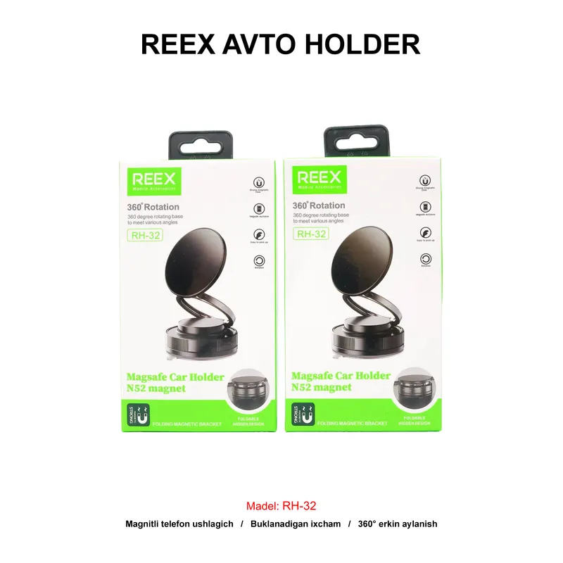 AVTO HOLDER REEX RH-32 BLACK