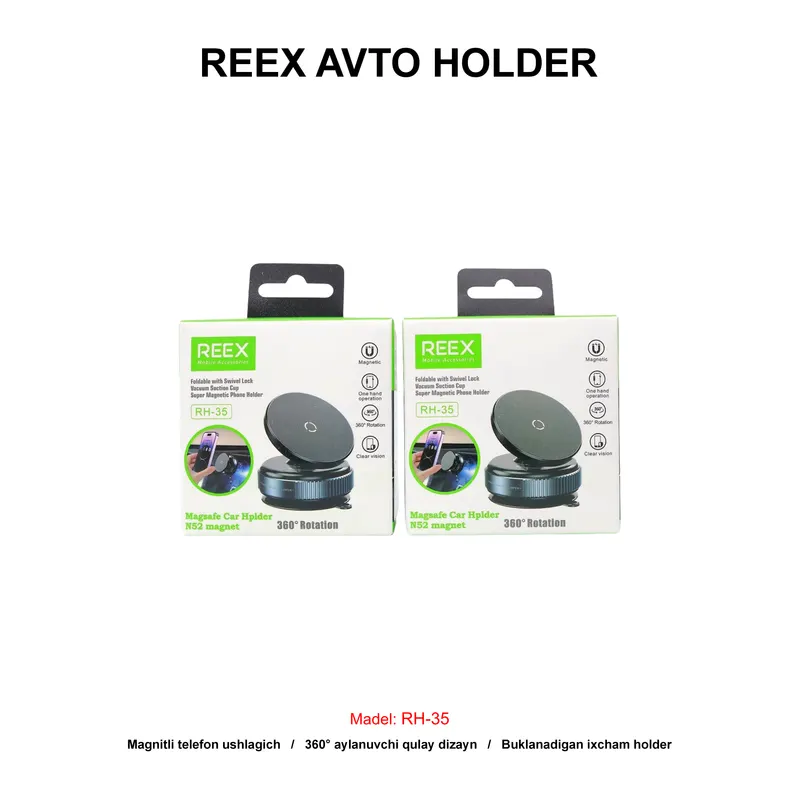 AVTO HOLDER REEX RH-35 BLACK