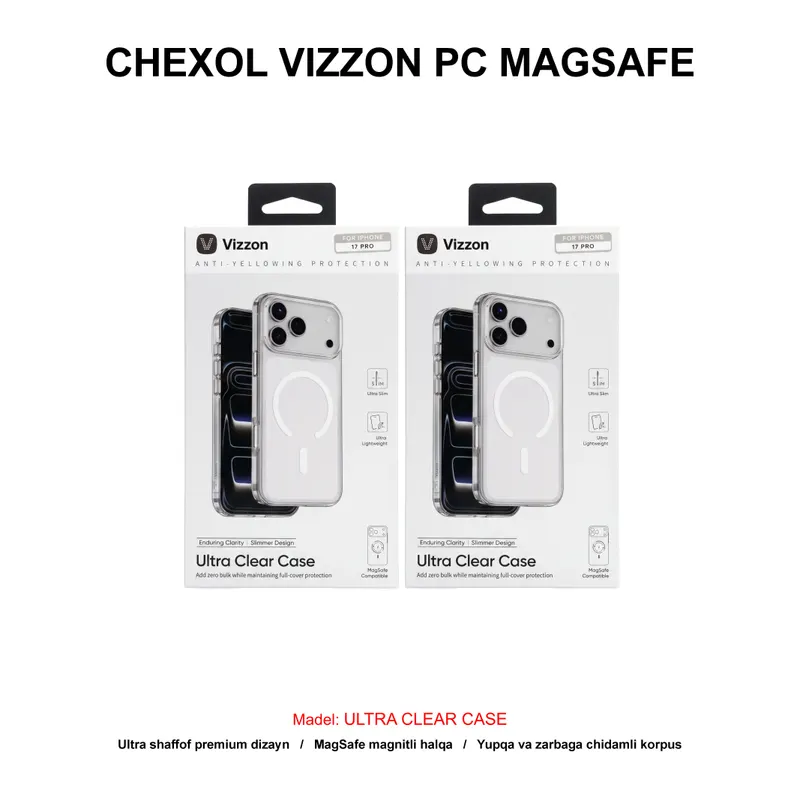 CHEXOL VIZZON PC MAGSAFE VUC17PCL IP17 PRO CLEAR