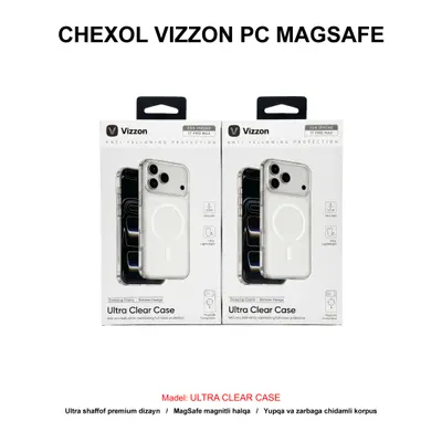 CHEXOL VIZZON PC MAGSAFE VUC17PMCL IP17 PRO MAX CLEAR