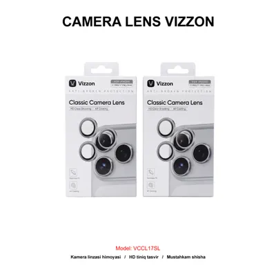 CAMERA LENS VIZZON VCCL17SL IP17 PRO/PRO MAX SILVER