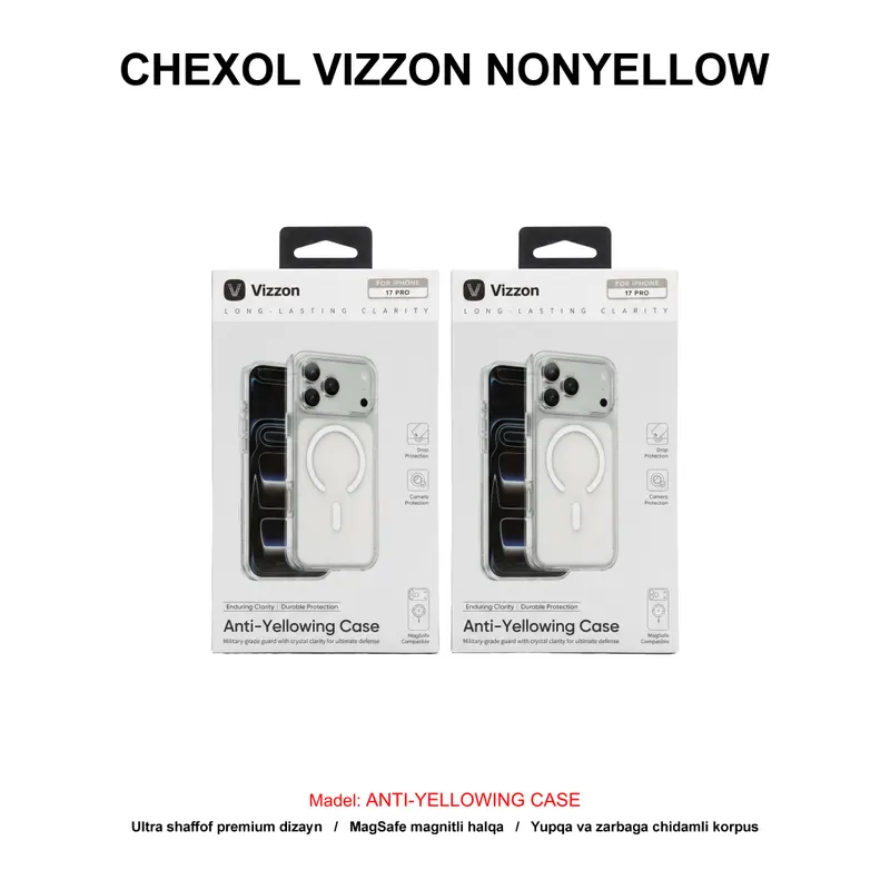 CHEXOL VIZZON NONYELLOW VNYC17PCL IP17 PRO CLEAR