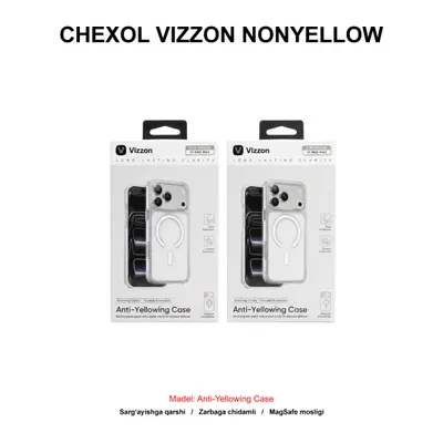 CHEXOL VIZZON NONYELLOW VNYC17PMCL IP17 PRO MAX CLEAR