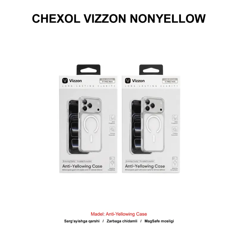 CHEXOL VIZZON NONYELLOW VNYC17PMCL IP17 PRO MAX CLEAR