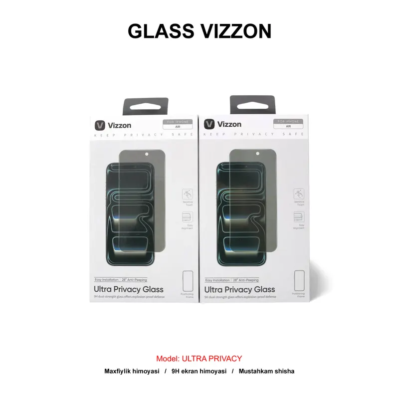 GLASS VIZZON ULTRA PRIVACY IP17 PRO MAX VUPG17PM