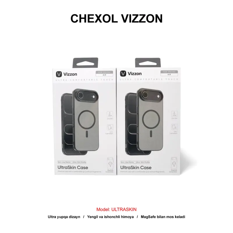 CHEXOL VIZZON ULTRASKIN VUSC17ABK IP17 AIR BLACK