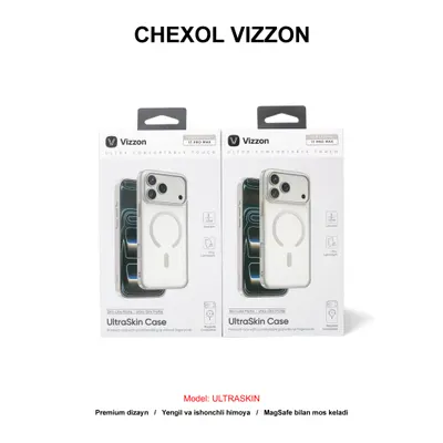 CHEXOL VIZZON ULTRASKIN VUSC17PSL IP17 PRO SILVER