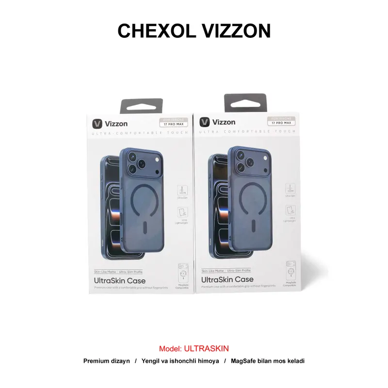 CHEXOL VIZZON ULTRASKIN VUSC17PMBL IP17 PRO MAX BLUE