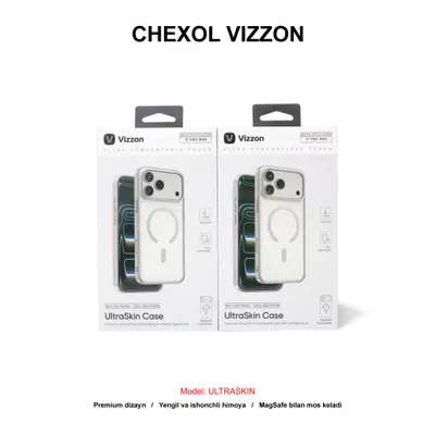 CHEXOL VIZZON ULTRASKIN VUSC17PMSL IP17 PRO MAX SILVER