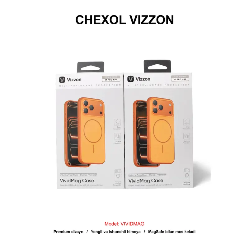 CHEXOL VIZZON VIVIDMAG VVMC17POR IP17 PRO ORANGE