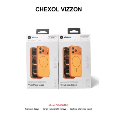 CHEXOL VIZZON VIVIDMAG VVMC17PMOR IP17 PRO MAX ORANGE
