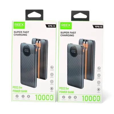 PB REEX RPB-15 10000mAh BLACK