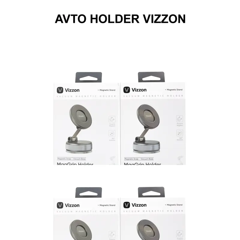 AVTO HOLDER VIZZON MAGGRIP VH-103 BLACK