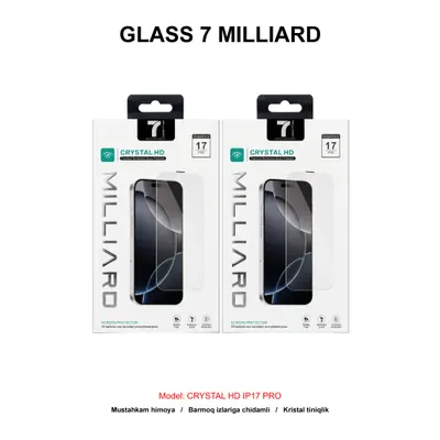 GLASS 7 MILLIARD CRYSTAL HD IP17 PRO 7MCHG17P