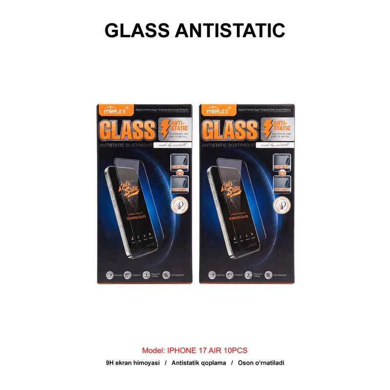 GLASS ANTISTATIC IPHONE 17 AIR 10PCS
