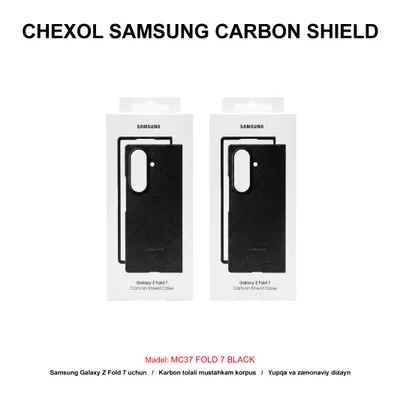 CHEXOL SAMSUNG CARBON SHIELD MC37 FOLD 7 BLACK