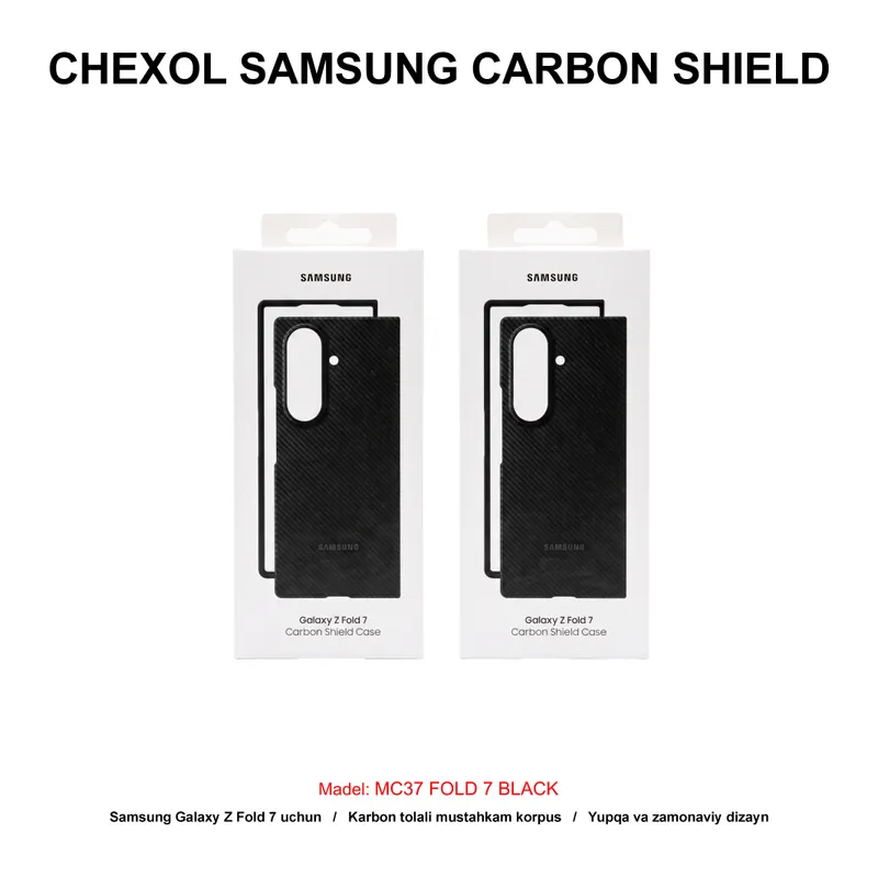 CHEXOL SAMSUNG CARBON SHIELD MC37 FOLD 7 BLACK