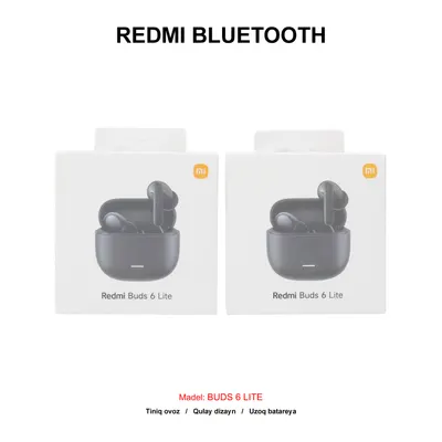 BLUETOOTH REDMI BUDS 6 LITE BLACK (LUX)