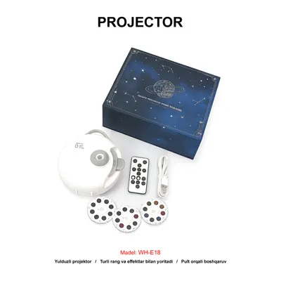 PROJECTOR WH-E18 WHITE