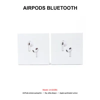 BLUETOOTH AIRPODS 4 (4-02/ZB) WHITE