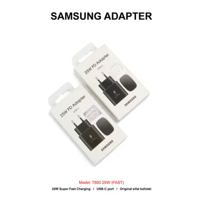 ADAPTER T800 25W (FAST) BLACK