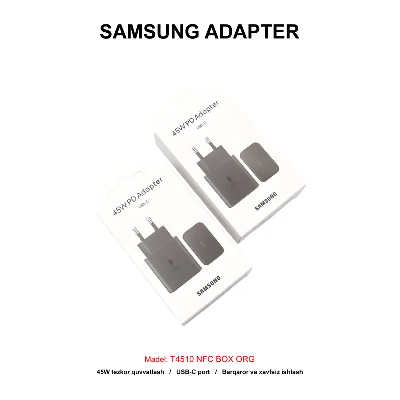ADAPTER SAMSUNG T4510 NFC BOX (ORG) BLACK