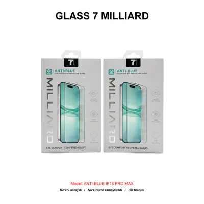 GLASS 7 MILLIARD ANTI-BLUE IP16 PRO MAX 7MABG16PM