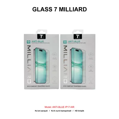 GLASS 7 MILLIARD ANTI-BLUE IP17 AIR 7MABG17A