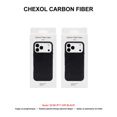 CHEXOL CARBON FIBER SC06 IP17 AIR BLACK