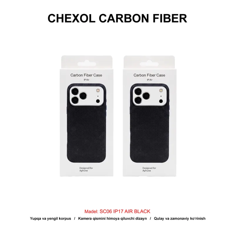 CHEXOL CARBON FIBER SC06 IP17 AIR BLACK
