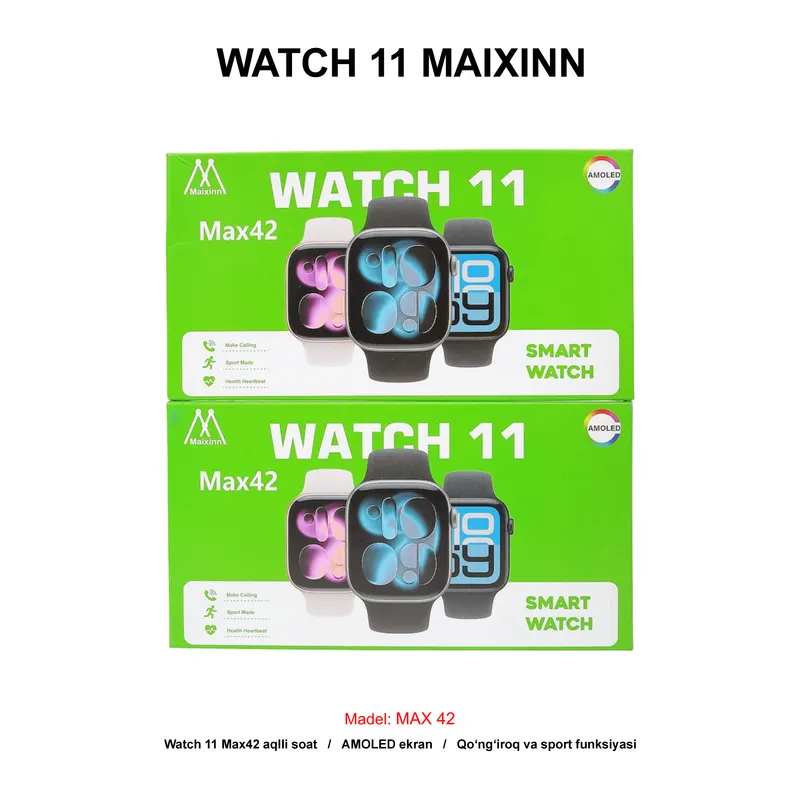 WATCH 11 MAIXINN MAX 42 BLACK