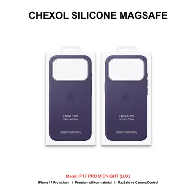 CHEXOL SILICONE MAGSAFE IP17 PRO MIDNIGHT (LUX)