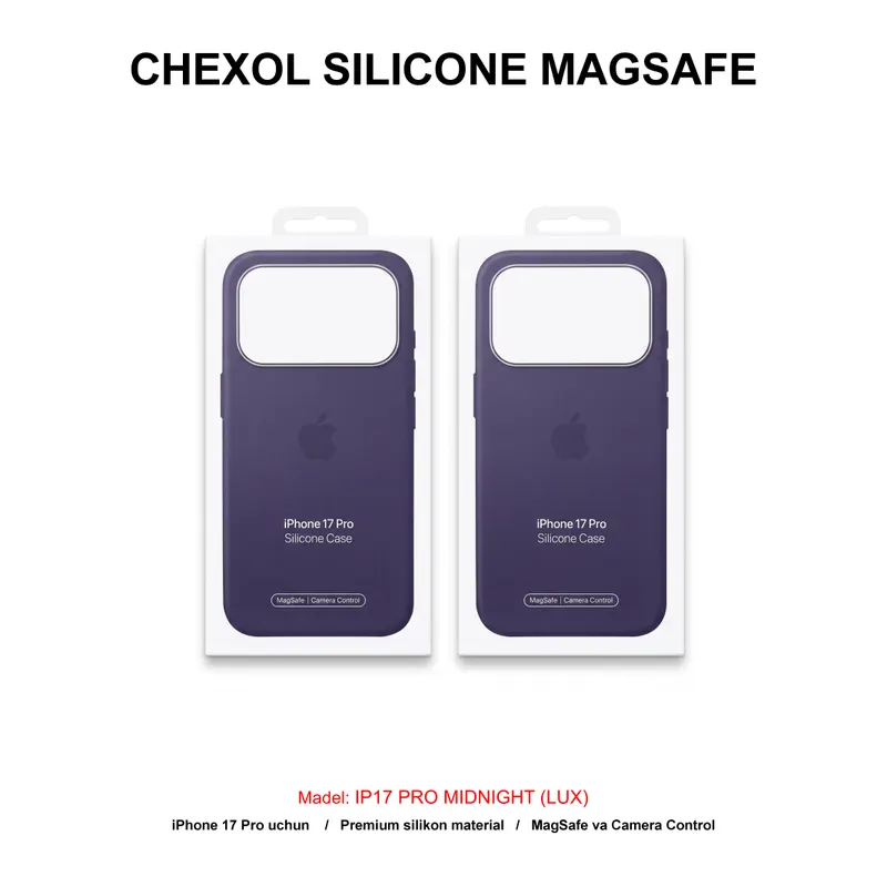 CHEXOL SILICONE MAGSAFE IP17 PRO MIDNIGHT (LUX)