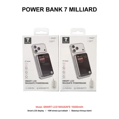PB 7 MILLIARD SMART LCD MAGSAFE 10000mAh 7MPBSL10MBK BLACK