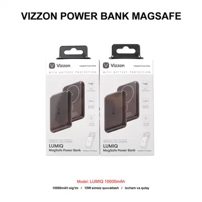 PB VIZZON LUMIQ MAGSAFE 10000mAh 7MLPB10MSGY SPACE GREY