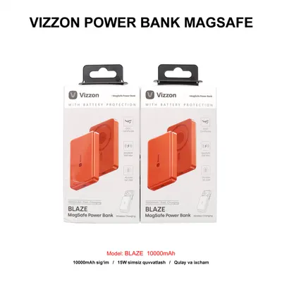 PB VIZZON BLAZE MAGSAFE 10000mAh 7MBPB10MOG ORANGE