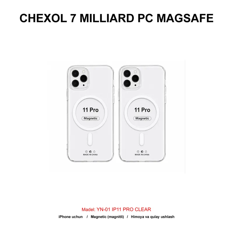 CHEXOL 7 MILLIARD PC MAGSAFE YN-01 IP11 PRO CLEAR