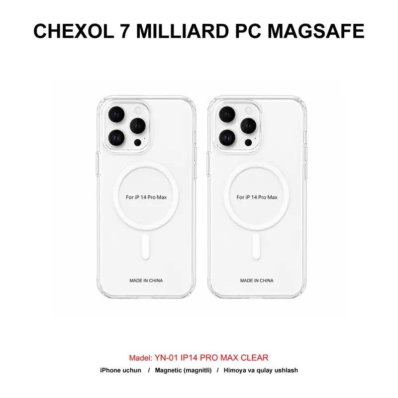CHEXOL 7 MILLIARD PC MAGSAFE YN-01 IP14 PRO MAX CLEAR
