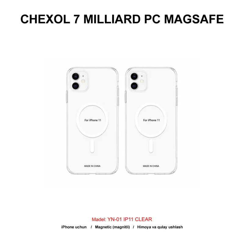 CHEXOL 7 MILLIARD PC MAGSAFE YN-01 IP11 CLEAR