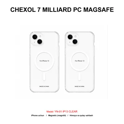 CHEXOL 7 MILLIARD PC MAGSAFE YN-01 IP13 CLEAR