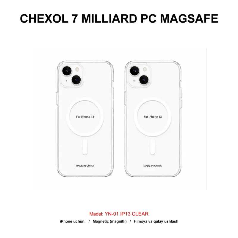 CHEXOL 7 MILLIARD PC MAGSAFE YN-01 IP13 CLEAR